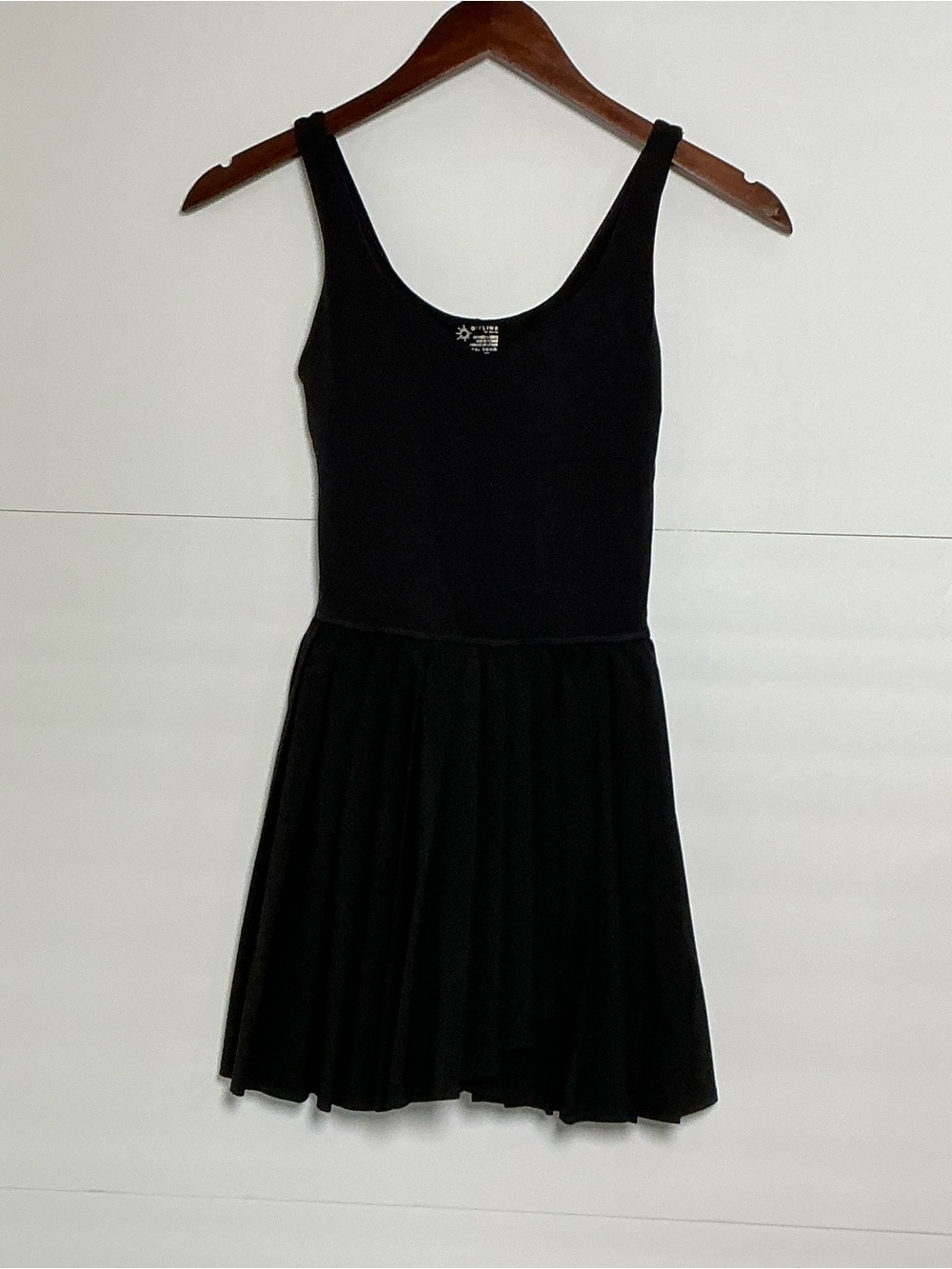 OFFLINE by Aerie Black Pleated Tennis Dress XS
